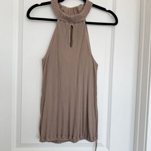 ARMANI EXCHANGE |  ribbed Halter Blouse